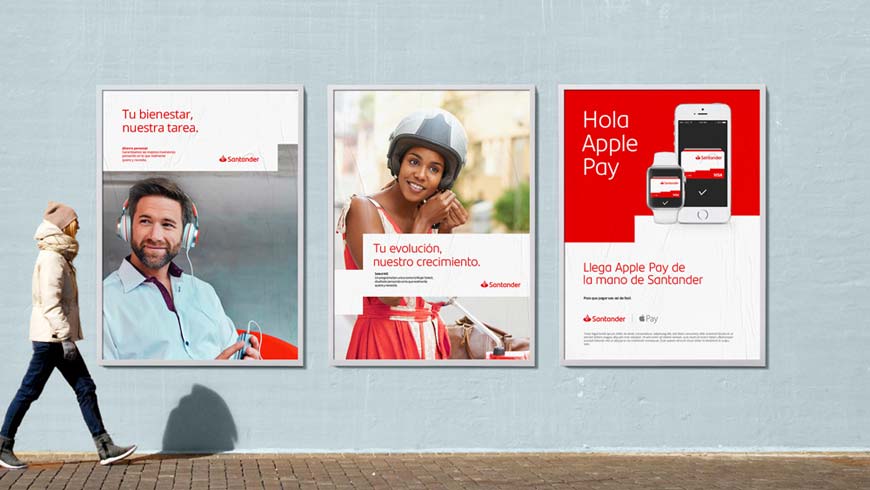 西班牙Santander銀行LOGO設計，改善用戶體驗是王道-5
